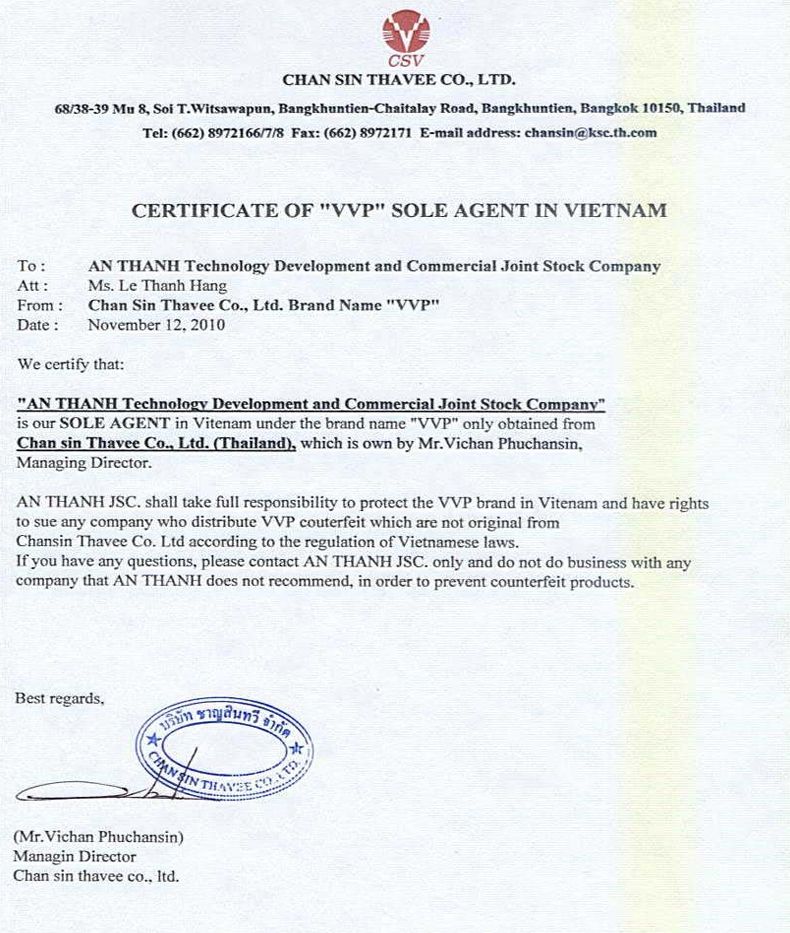 Chứng nhận tiếng Anh