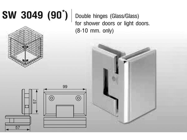Bản lề cabin VVP SW 3049