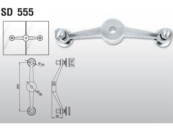 Kẹp chân nhện VVP SD 555
