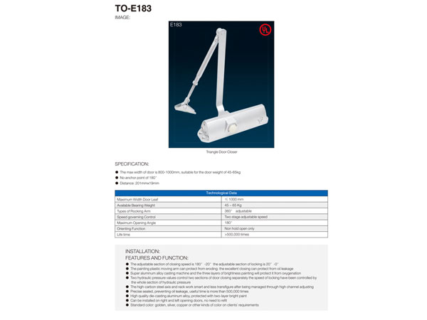Tay co thủy lực Top one TO - E183