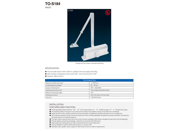 Tay co thủy lực Top one TO - S184