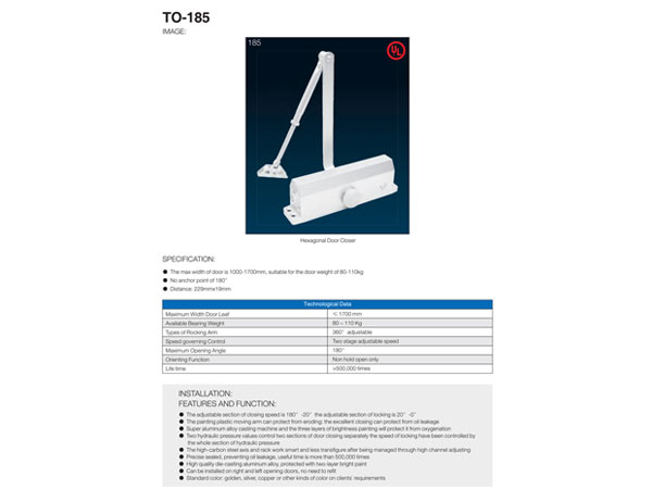 Tay co thủy lực Top one - 185