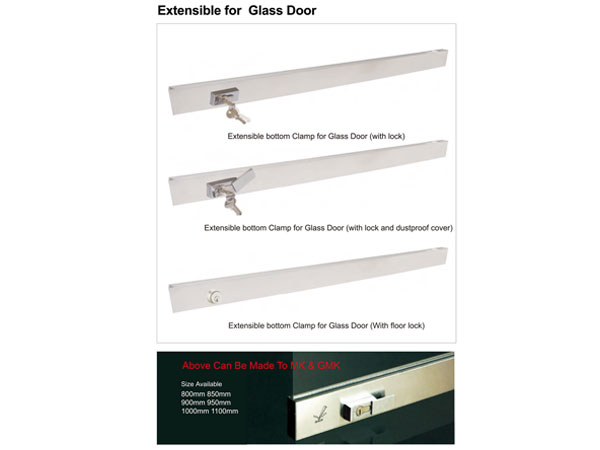 Top one Extensible for glass door