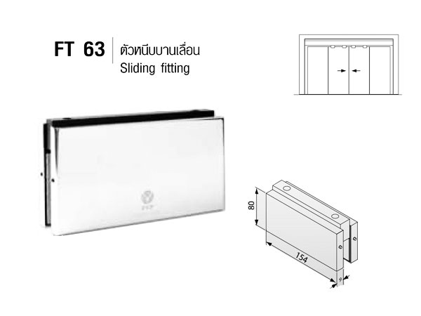 Kẹp kính VVP FT 63