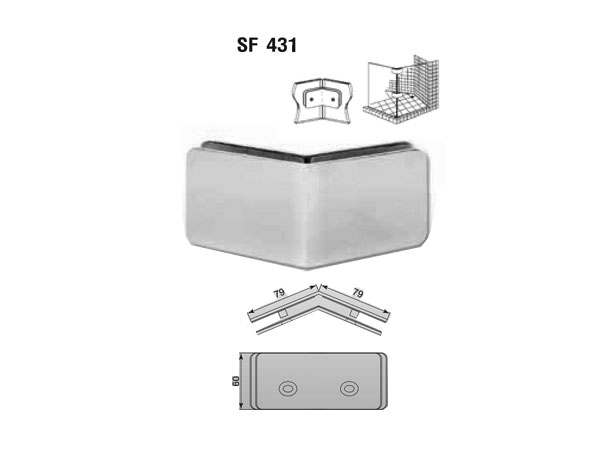 Kẹp nối kính VVP SF 431