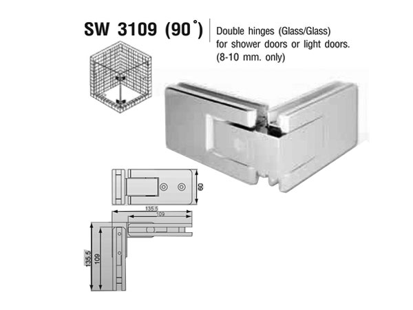 Bản lề cabin VVP SW 3109
