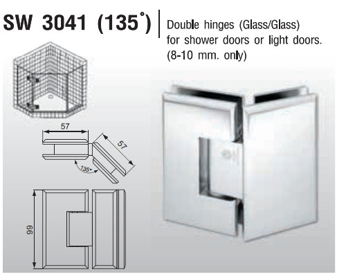 Bản lề cabin VVP SW 3041